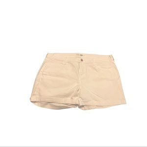 Old Navy White Denim Shorts Size 18